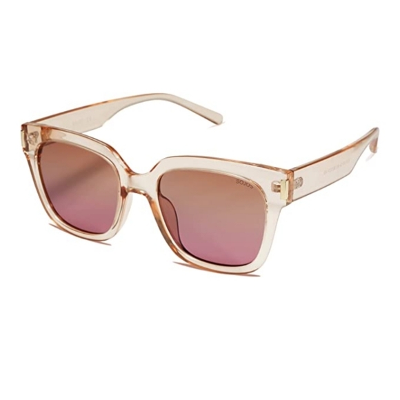 Brown Gradient Classic Polarized Sunglasses for Women Men Trendy Square - Picture 4 of 4